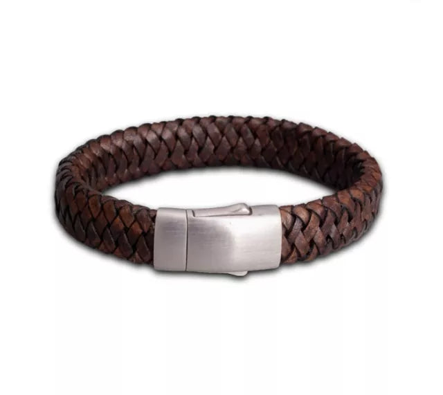 Leder-Aschearmband geflochten "embrace dutch design", versch. Farben und Größen
