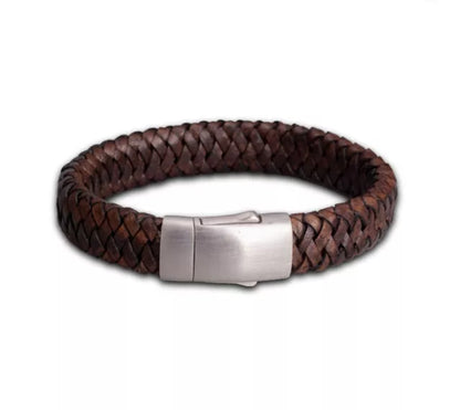 Leder-Aschearmband geflochten "embrace dutch design", versch. Farben und Größen