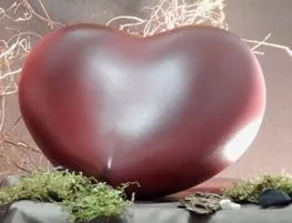 Tierurne Herz, rot schattiert, 1,25 Liter
