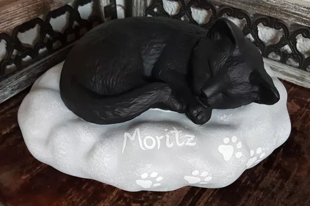 Handbemalung Beispiel Moritz + 4 Pfötchen