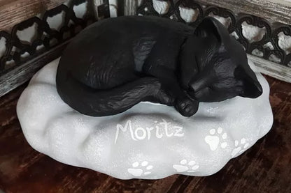 Handbemalung Beispiel Moritz + 4 Pfötchen