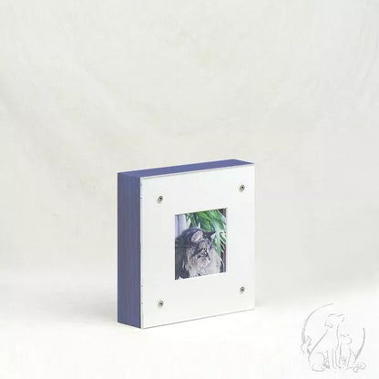 Bilderrahmenurne quadratisch 8 kg blau