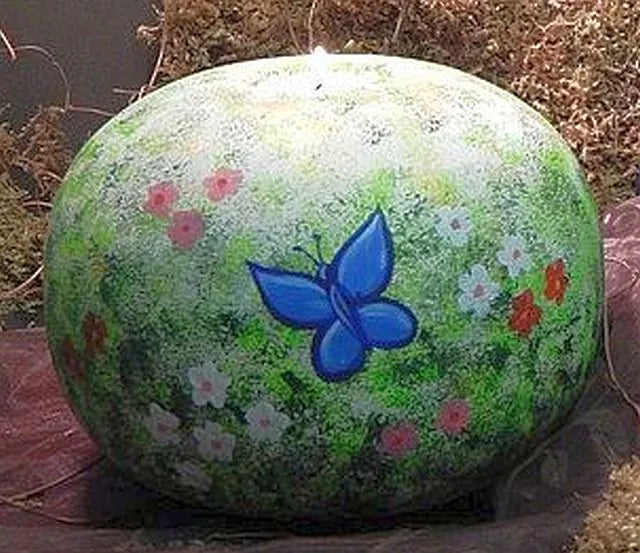 Tierurne Kugel Blumenwiese 2,0 Liter