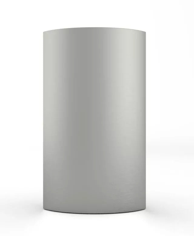 Tierurne Ellipse Edelstahl Frontansicht
