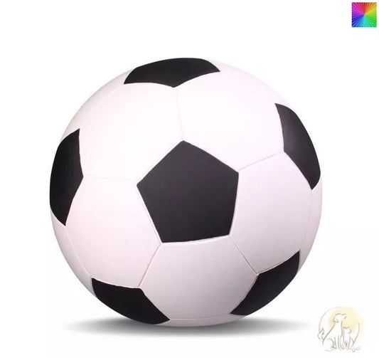 Tierurne Fußball weiß-schwarz