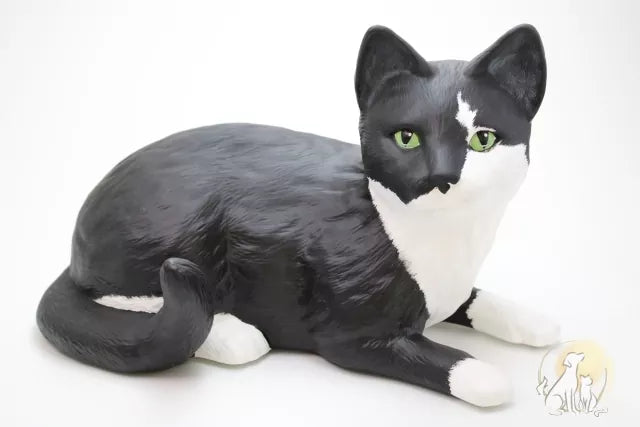Katzenurne 1,7 Liter, Beispiel bemalt nach Fotovorlage