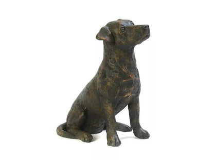 Kunstharzurne Jack Russel Ansicht von vorne