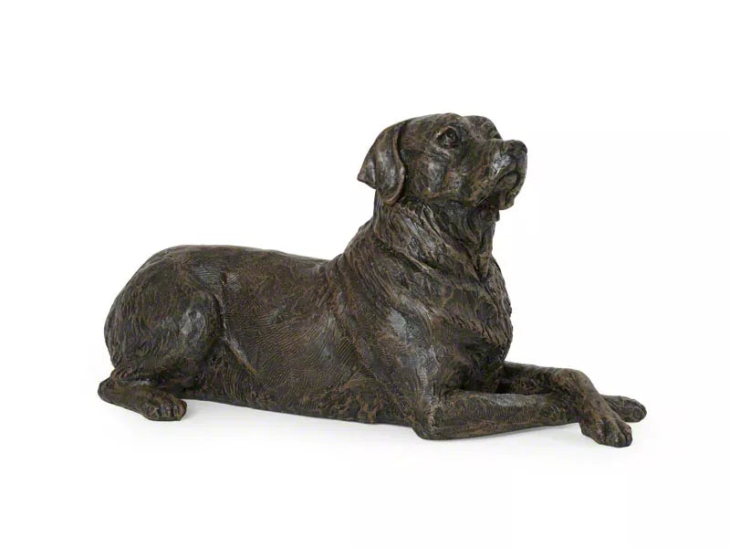 Kunstharzurne Labrador Seitenansicht