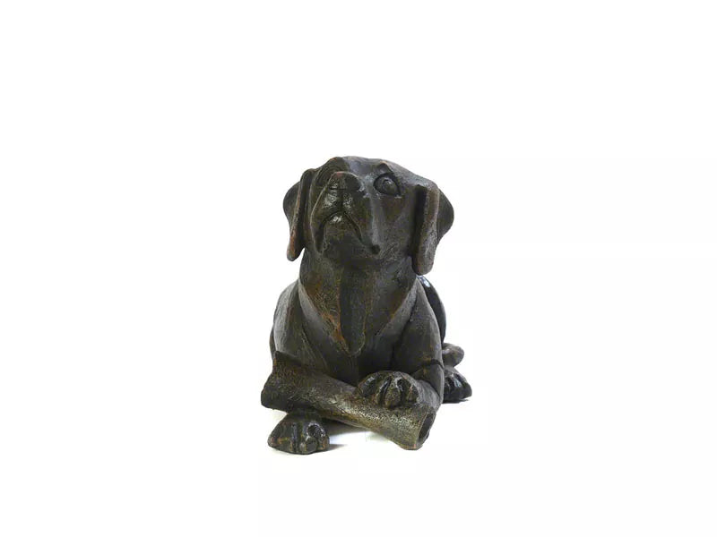 Kunstharzurne Labrador Frontansicht