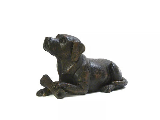 Kunstharzurne Labrador linke Körperseite