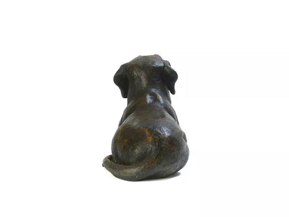 Kunstharzurne Labrador Ansicht 2 von hinten