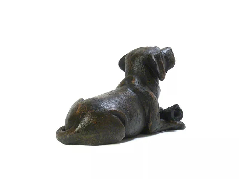Kunstharzurne Labrador Ansicht 3 von hinten