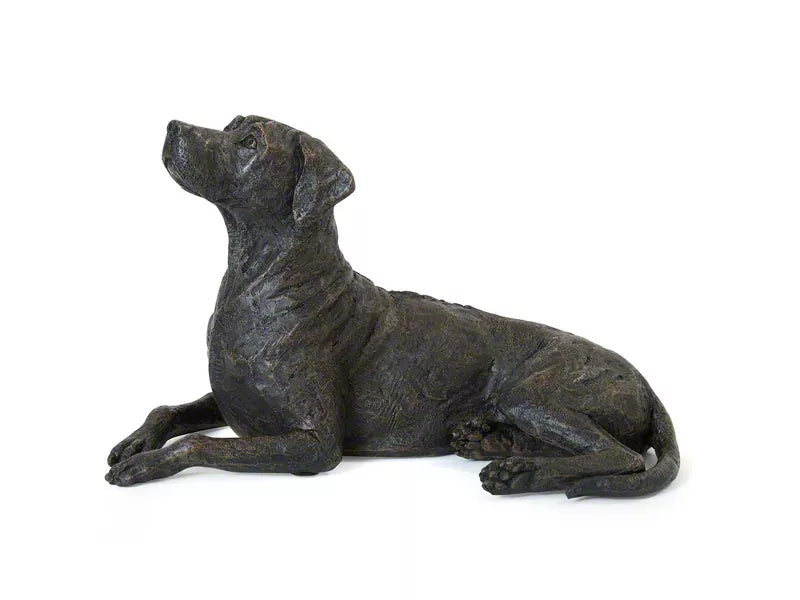 Kunstharzurne Rhodesian Ridgeback, Seitenansicht