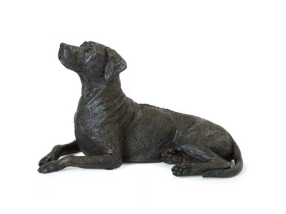 Kunstharzurne Rhodesian Ridgeback, Seitenansicht