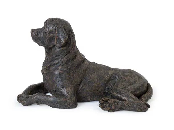 Kunstharzurne Rottweiler Seitenansicht