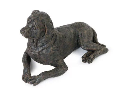 Kunstharzurne Rottweiler, Ansicht von oben
