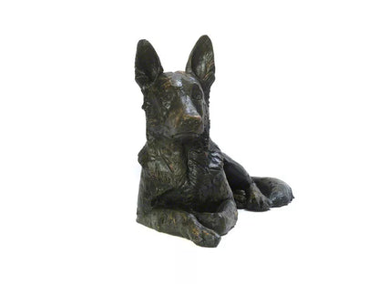 Tierurne Schäferhund Frontansicht