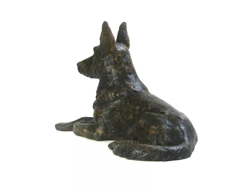 Tierurne Schäferhund Rückansicht