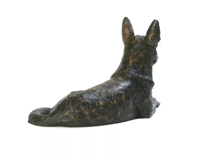 Tierurne Schäferhund Rückansicht 3