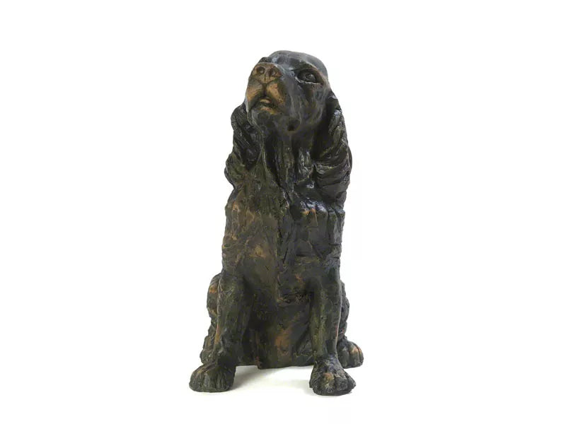 Kunstharzurne Spaniel Ansicht 2 von vorne