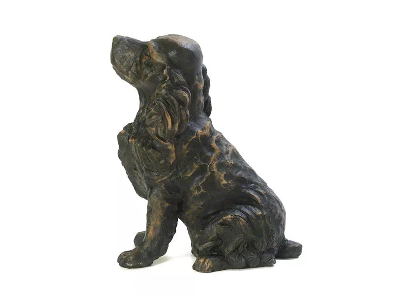 Kunstharzurne Spaniel Ansicht 2 von der Seite