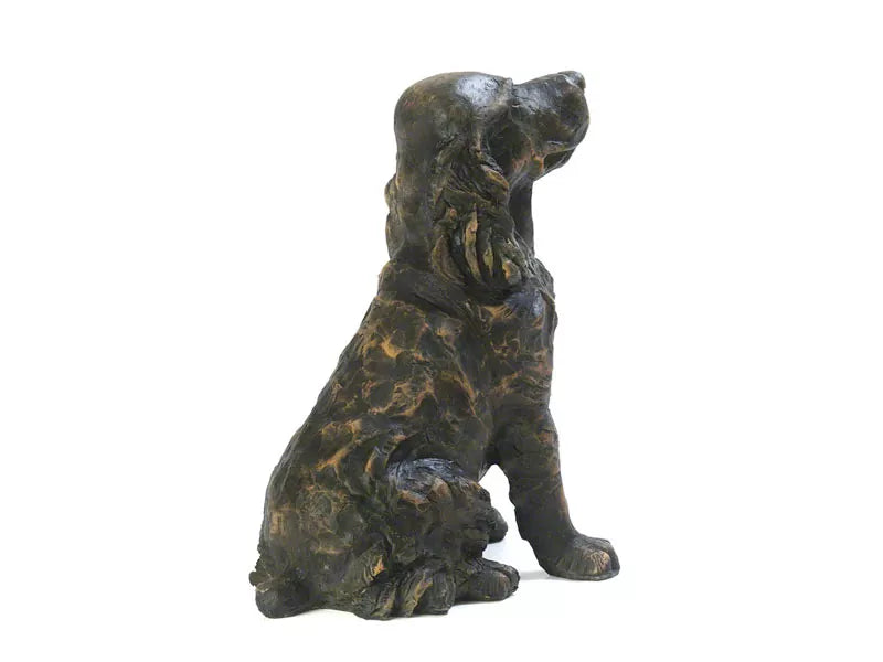 Kunstharzurne Spaniel Ansicht 3 von hinten