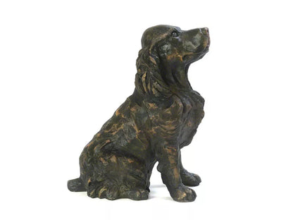 Kunstharzurne Spaniel Ansicht 3 von der Seite