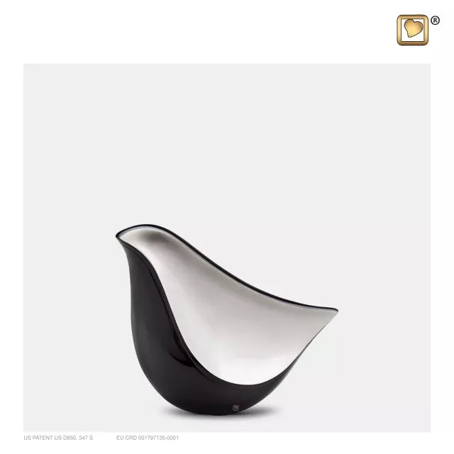 Love Bird 0,05 Liter schwarz/silberfarben