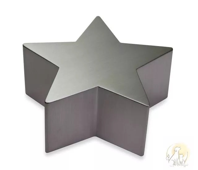 Tierurne Stern Edelstahl 0,2 Liter, Ansicht von vorne