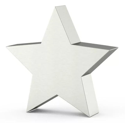 Tierurne Stern Edelstahl Ansicht von vorne