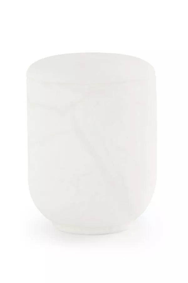 Tierurne Alabaster weiß