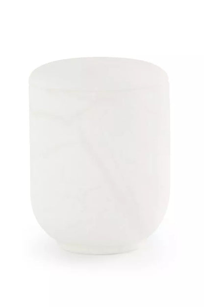 Tierurne Alabaster weiß