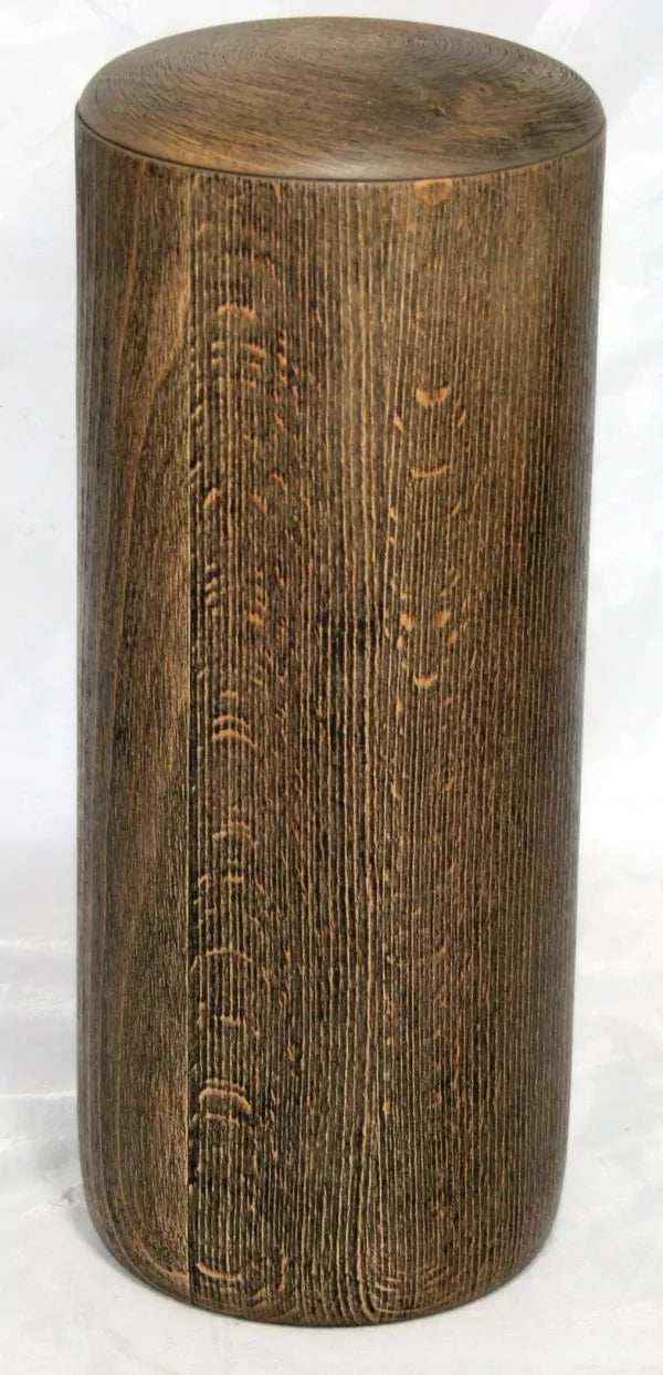 Unikat Tierurne Holz Buche 3,0 Liter, Seitenansicht