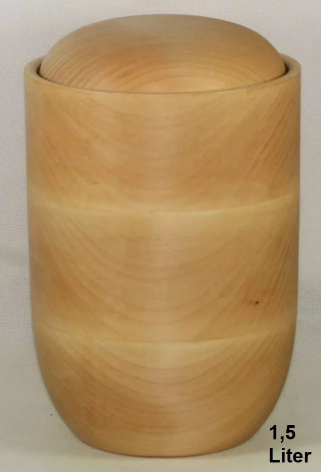 Tierurne Holz 1,5 Liter