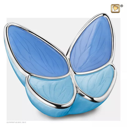 Tierurne Schmetterling blau 3,1 Ltr.
