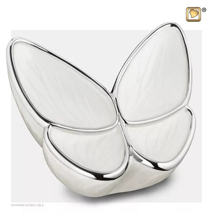 Tierurne Schmetterling weiß 3,1 Ltr.