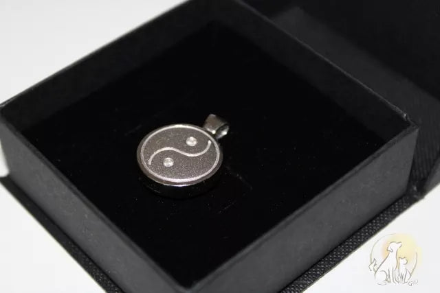 Ascheanhänger Yin Yang 925er Silber mit Schatulle