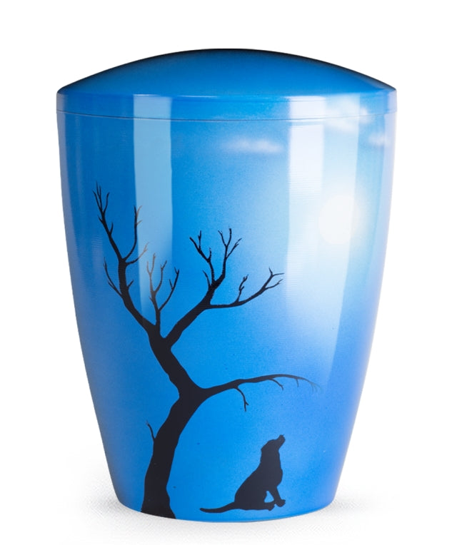 Tierurne Airbrush Hund Mond