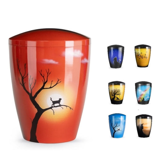 Tierurne Airbrush Katze Motivübersicht