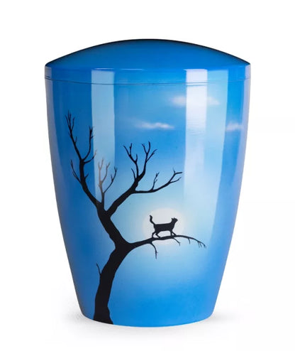 Tierurne Airbrush Katze Mond