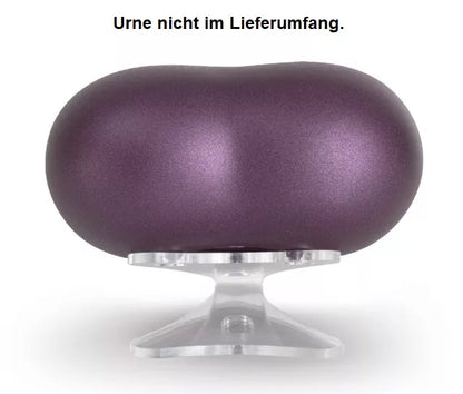 Basis für Herztierurnen, Material Acrylglas, Ansicht von hinten