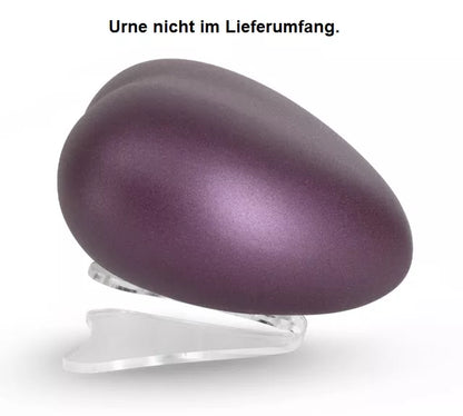 Basis für Herztierurnen, Material Acrylglas, Ansicht von der Seite