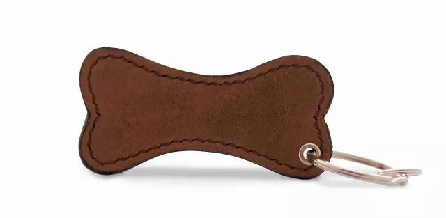 befüllbarer Lederschlüsselanhänger Tea camel