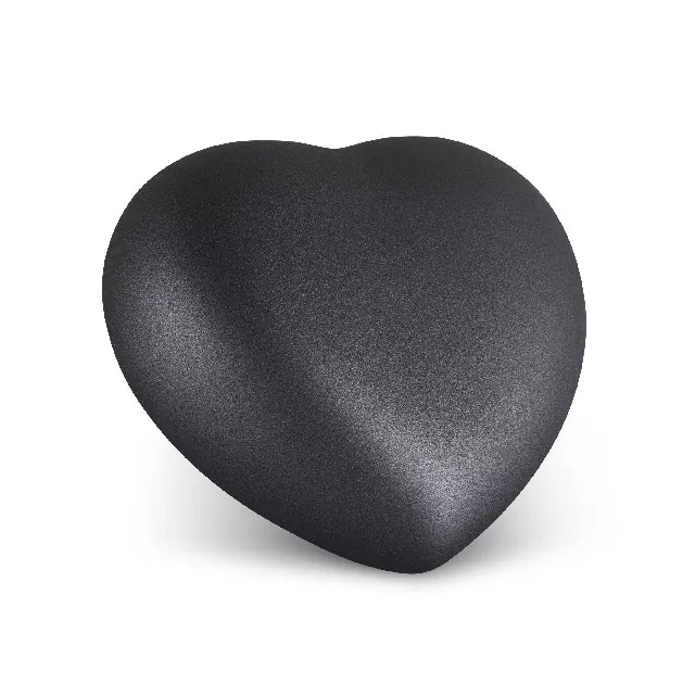 Tierurne Edition Herz schwarz