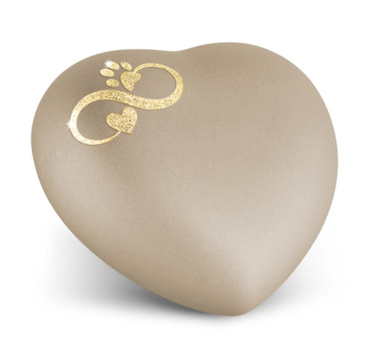 Edition Herz Farbe champagner, Sparkling Star Unendlichkeitssymbol goldfarben