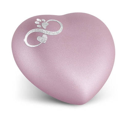 Edition Herz Farbe rosé, Sparkling Star Unendlichkeitssymbol silberfarben