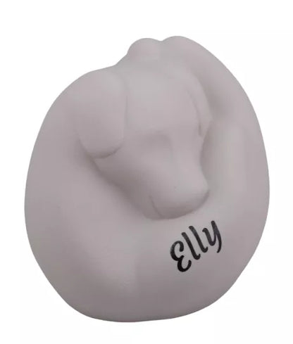 Beispiel einer Folienbeschriftung Name Elly in schwarz auf Art.Nr. 830008