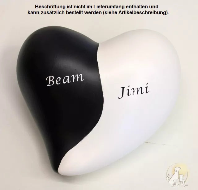 Beispiel einer Folienbeschriftung mit Namen
