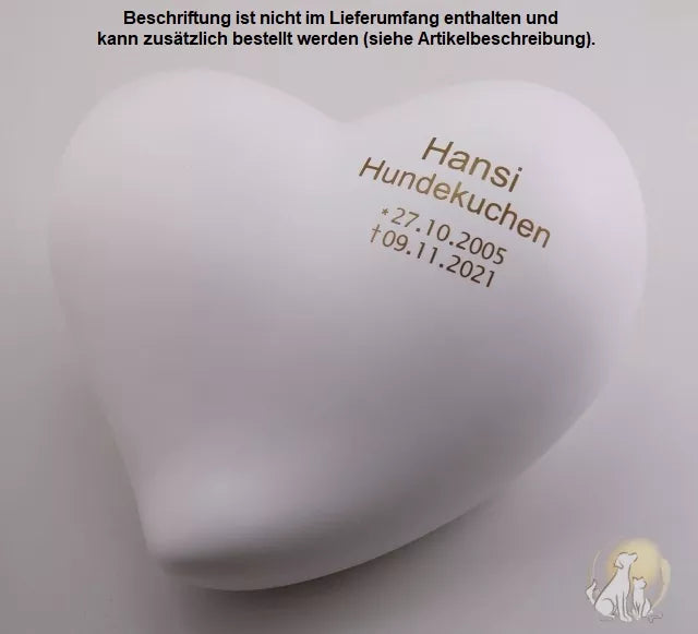 Beispiel einer Folienbeschriftung mit Namen und Lebensdaten