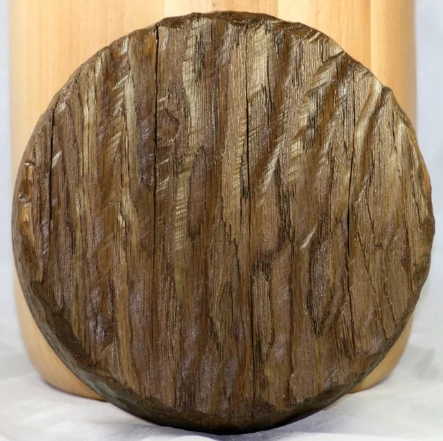 Tierurne Holz Ansicht auf den Deckel